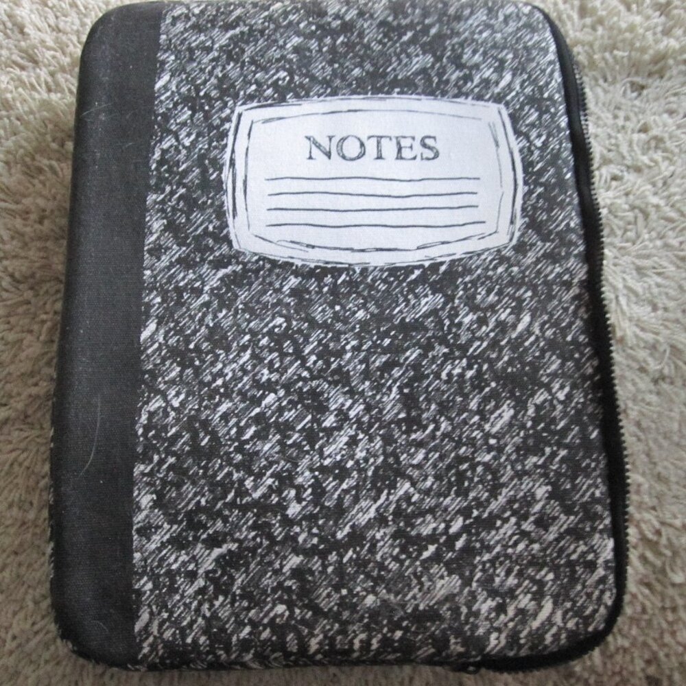 Hip Notes Journal Design laptop Zipper Sleeve Case by Cooperative.